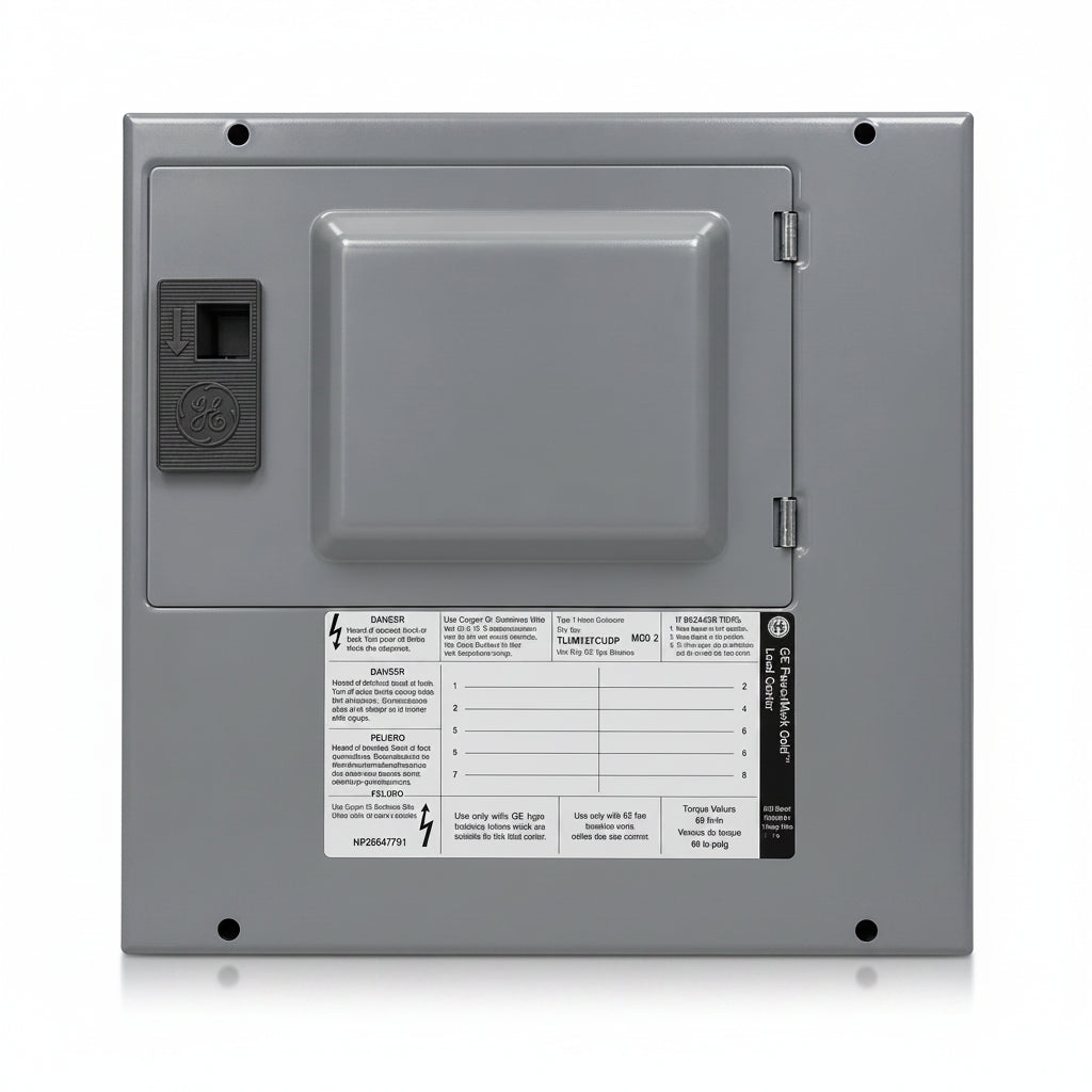 GE PowerMark Gold TLM812SCUDP Mod 2 Type 1 120V 8/16 Space Indoor Load Center Cover 11 3/8" x 11 5/8" - view 5