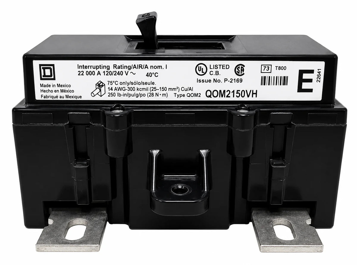 Square D QOM2150VH 150 Amp 2 Pole 120/240V 22kA Main Circuit Breaker - view 5