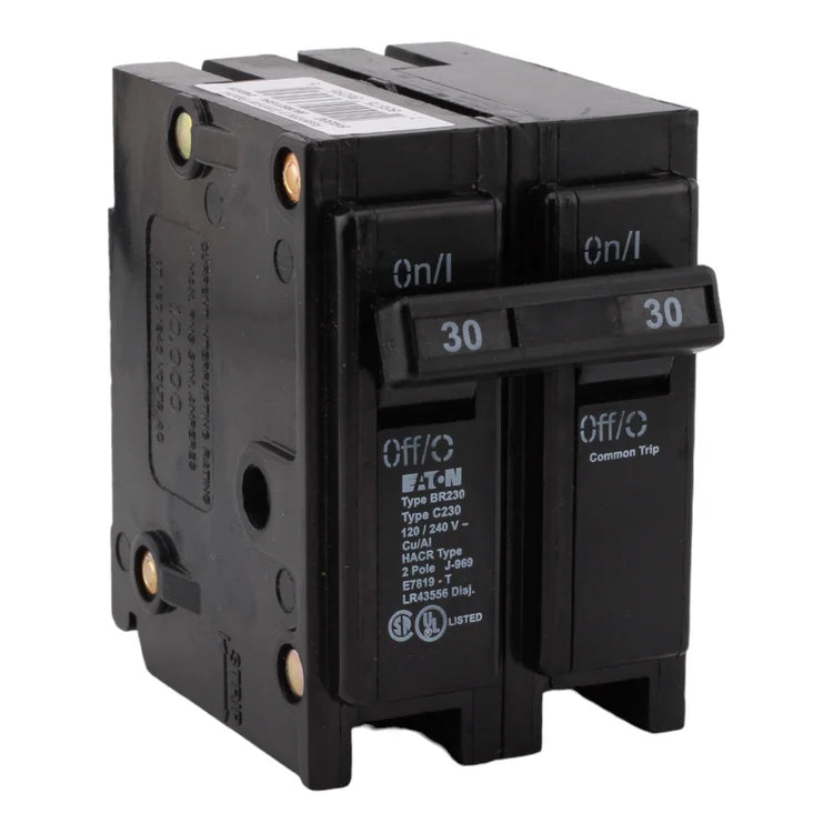 Eaton BR BR230 30A 2P 120/240V Circuit Breaker