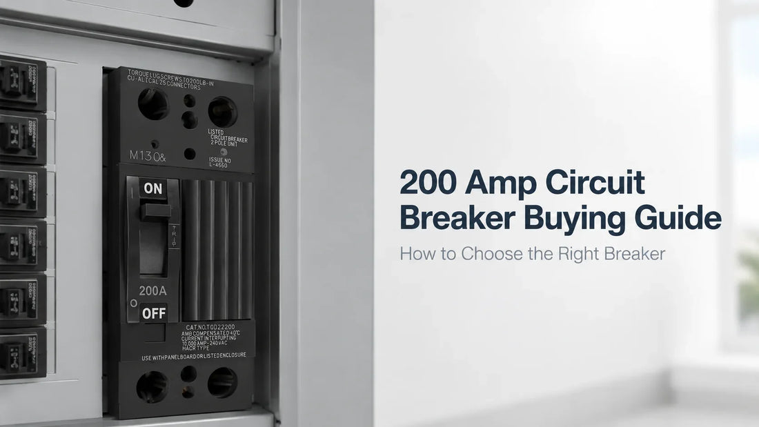 200 Amp Circuit Breaker Buying Guide: How to Choose the Right Breaker