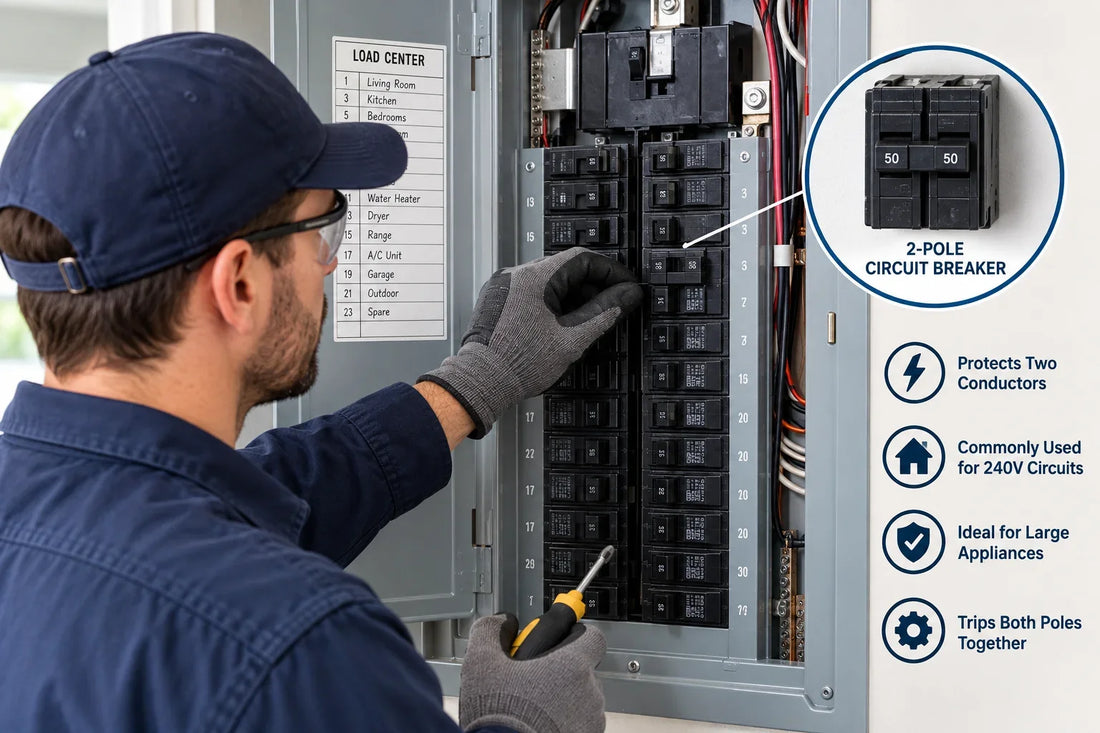 What Is a 2-Pole Circuit Breaker? Complete Guide