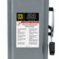 Square D D222NRB 60 Amp 2 Pole 240V Fusible Safety Switch 14 3/4" x 7 1/2" - view 2