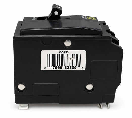Square D QO250 50 Amp 2 Pole 120/240V Circuit Breaker - Yellow Face - view 3