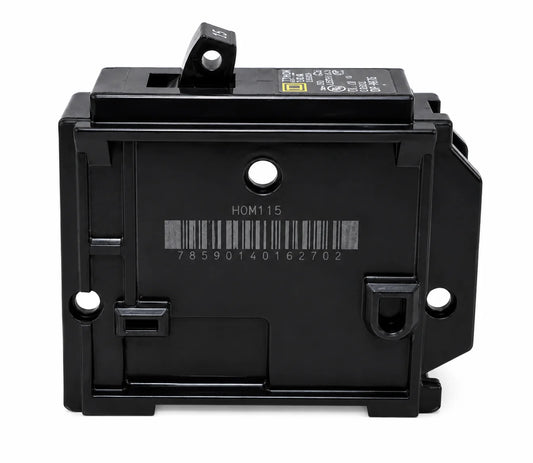 Square D HOM115 15 Amp 1 Pole 120/240V Circuit Breaker - Yellow Face - view 3