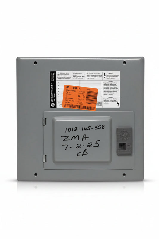 General Electric TLM812FCUDP 8 Space 120/240V Panel/Door Only 12 3/8" x 12 5/8" - view 1