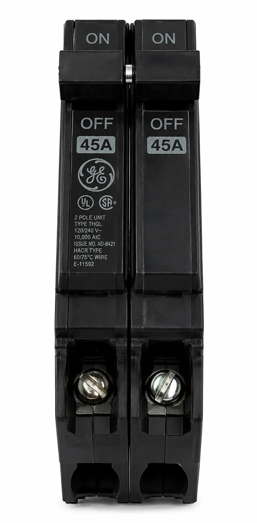 GE/General Electric THQP245 45 Amp 2 Pole 240V Circuit Breaker - view 2
