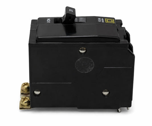 Square D QOB230 30 Amp 2 Pole 120/240V Bolt-On Circuit Breaker - Yellow Face - view 3