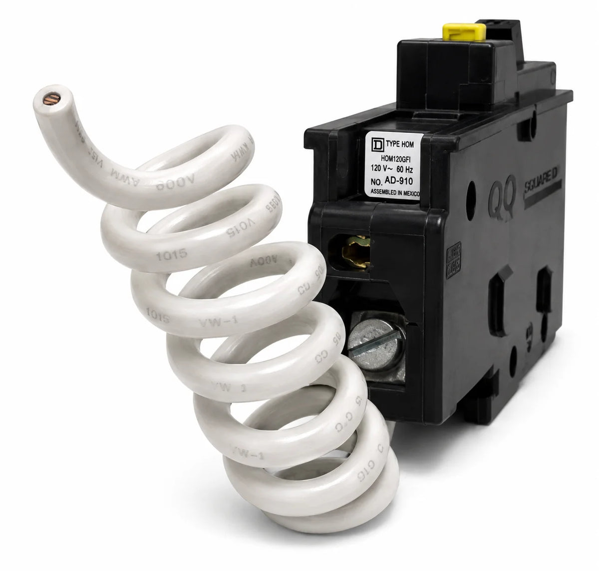 Square D/Homeline HOM120GFI 20 Amp 1 Pole 120V Circuit Breaker - view 4