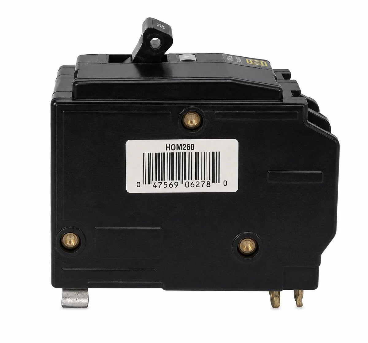 Square D QO260 60 Amp 2 Pole 120/240V Circuit Breaker - Yellow Face - view 4