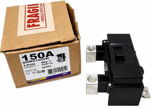 Square D QOM2150VH 150 Amp 2 Pole 120/240V 22kA Main Circuit Breaker - view 1