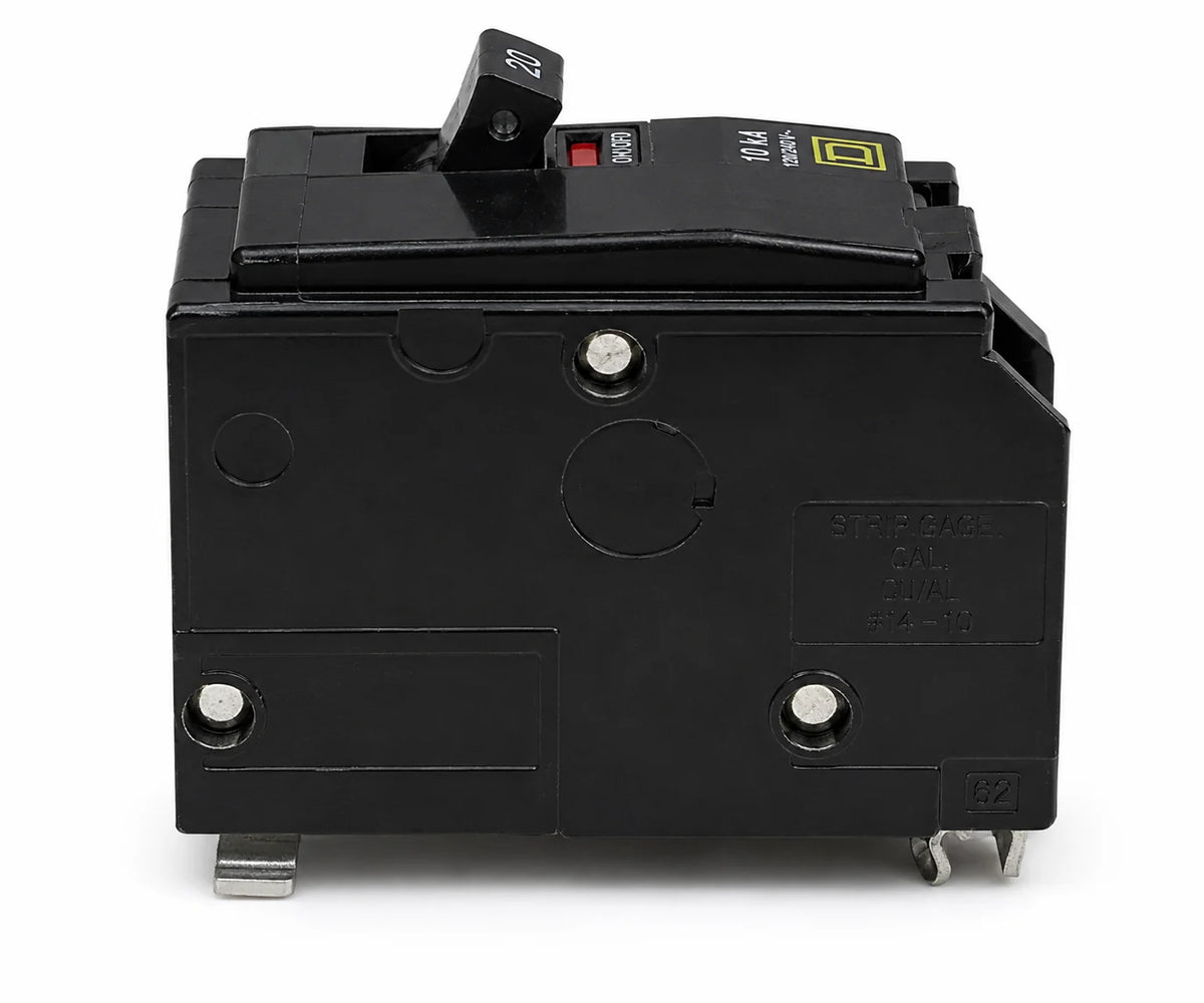 Square D QO220 20 Amp 2 Pole 120/240V Circuit Breaker - Yellow Face - view 5