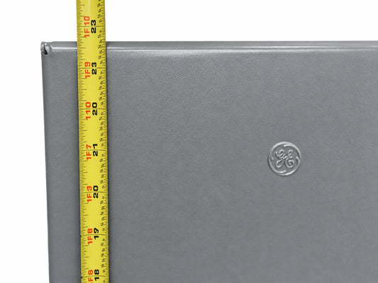 GE TM1212RCUBK1 125 Amp 12 Space 120/240V Load Center Cover 21 1/4" x 12 7/8" - view 3