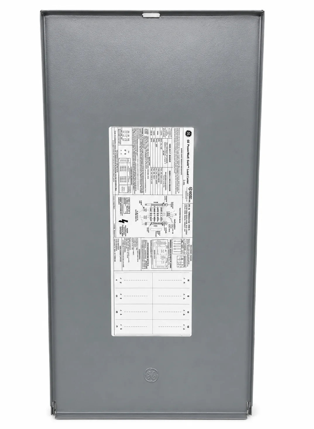 General Electric TM820RCUFLP 200A 8 Space 120/240V Panel Cover 28 7/8" x 12 7/8" - view 2