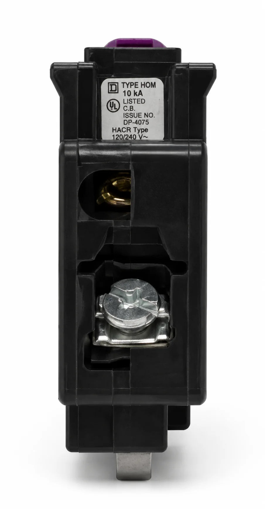 Square D/Homeline HOM115PDF 15 Amp 1 Pole 120V Neutral Style Circuit Breaker - view 2