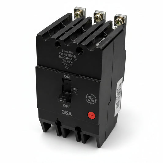 GE/General Electric TEY335 35 Amp 3 Pole 480v Bolt-On Circuit Breaker - view 3