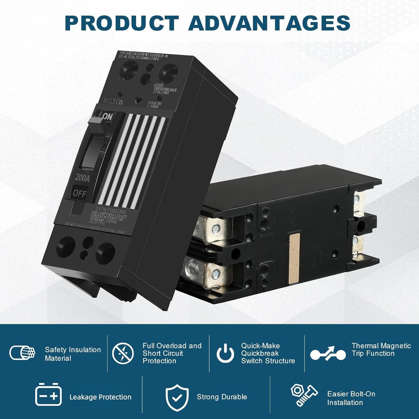 NEW General Electric TQD22200 Circuit Breaker