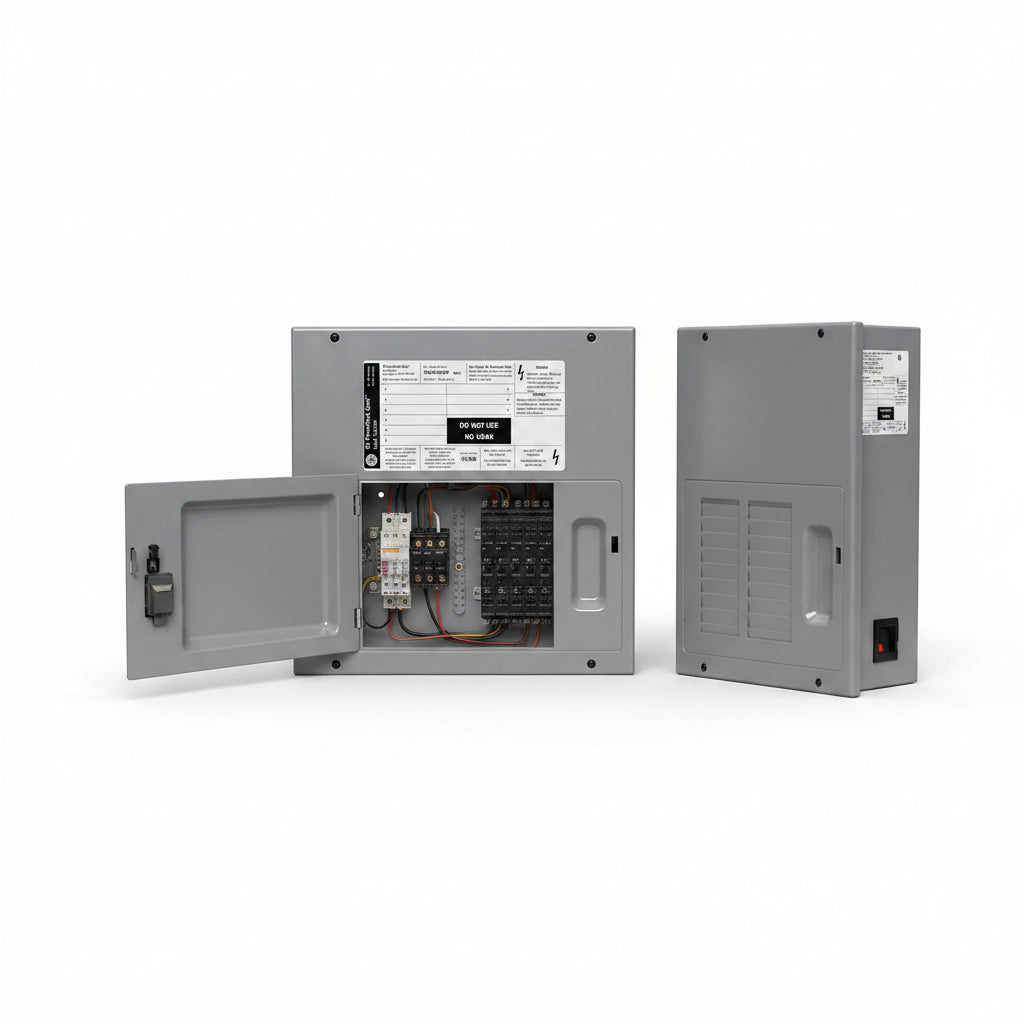 GE TLM612SCUDP 125 Amp 6 Space 12 Circuit Type 1 DOOR ONLY 11 3/8" x 11 5/8" - view 2
