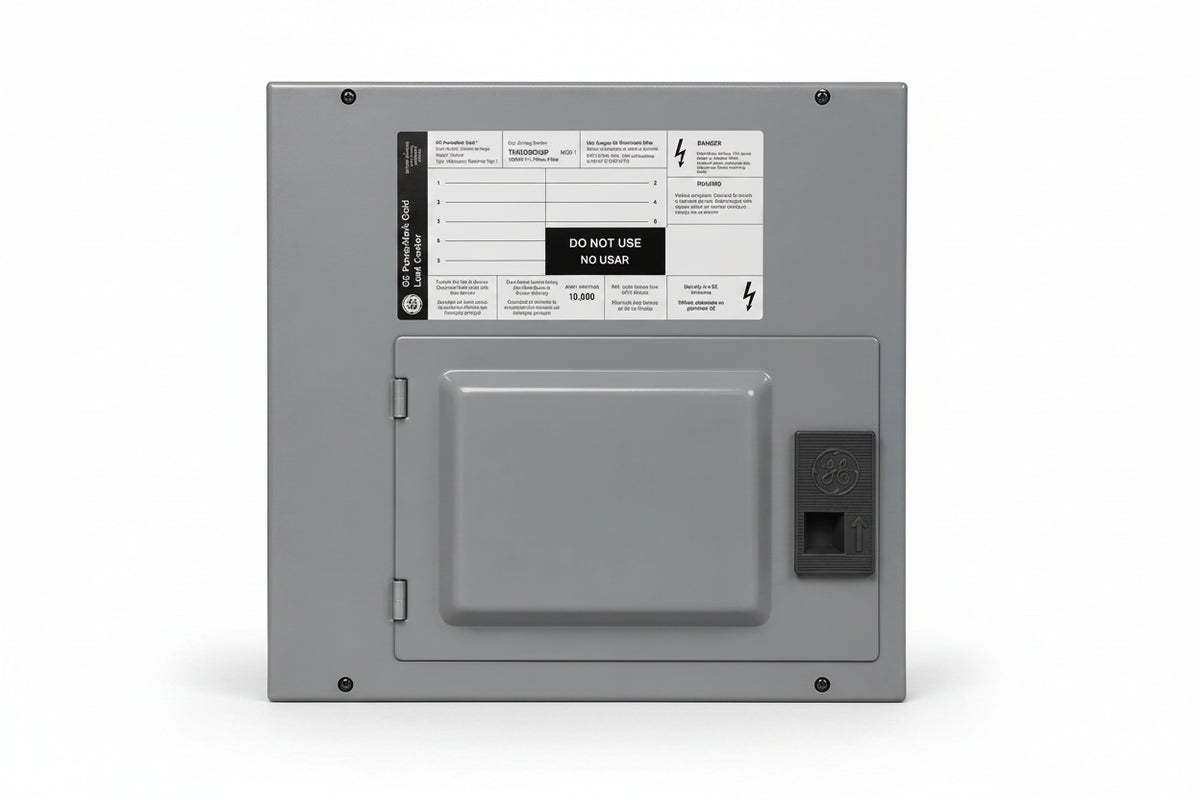 GE TLM612SCUDP 125 Amp 6 Space 12 Circuit Type 1 DOOR ONLY 11 3/8" x 11 5/8" - view 1