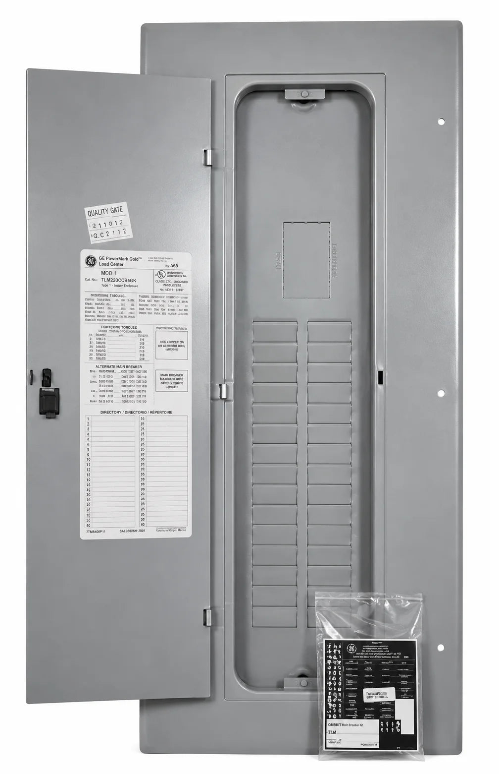 GE TLM3220C64GK 200 Amp 32 Space/64 Circuit 1 PH 120/240V Main Lug Load Center