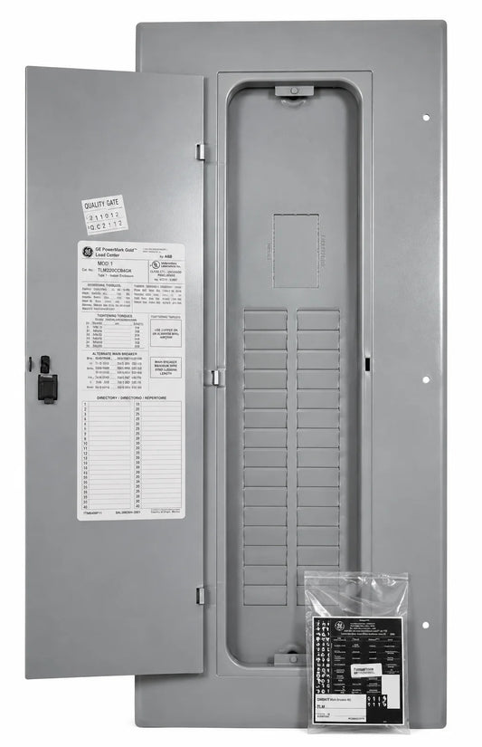 GE TLM3220C64GK 200 Amp 32 Space/64 Circuit 1 PH 120/240V Main Lug Load Center - view 1