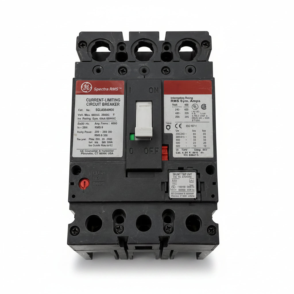 GE Spectra RMS SELA36AT0100 100 Amp 3 Pole 600V Circuit Breaker - view 2