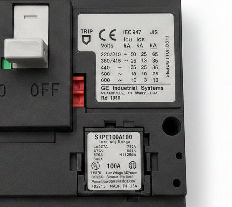 GE Spectra RMS SELA36AT0100 100 Amp 3 Pole 600V Circuit Breaker - view 3