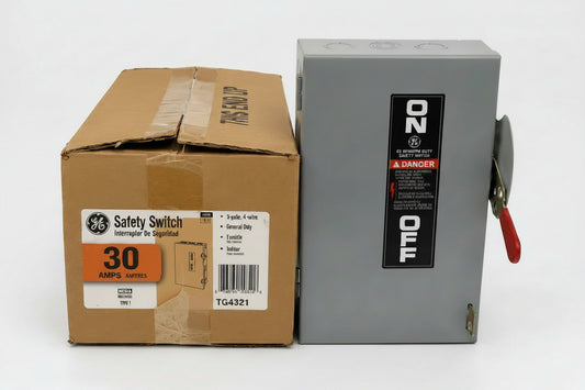 GE General Electric TG4321 30 Amp 3-Phase 240V General Safety-Switch - view 1