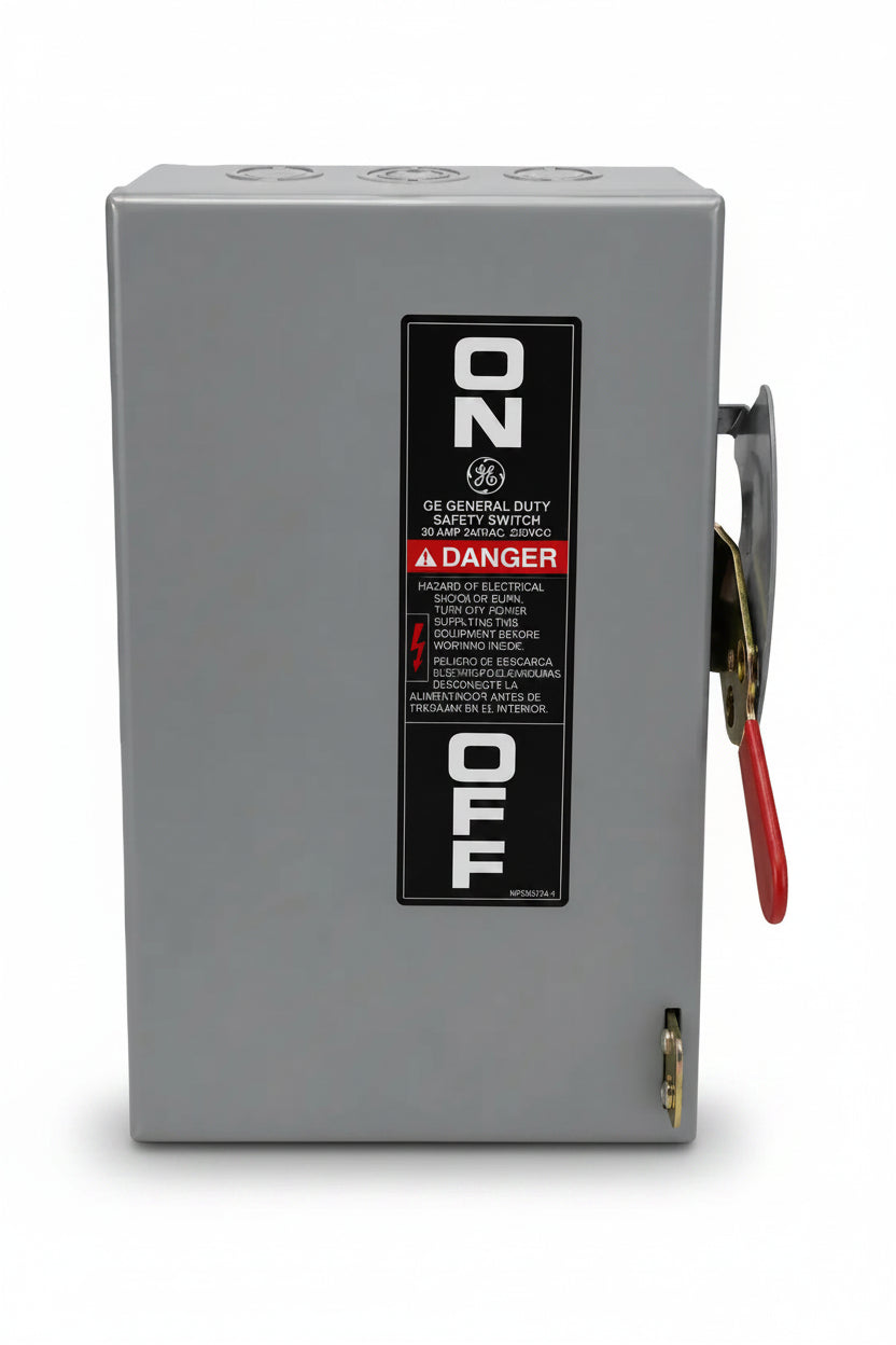 GE General Electric TG4321 30 Amp 3-Phase 240V General Safety-Switch - view 2