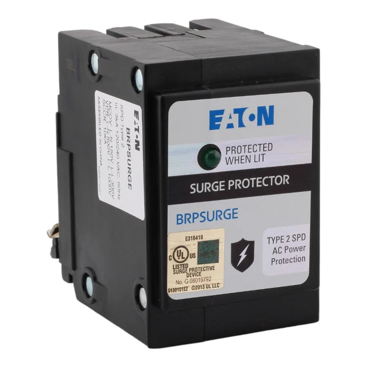 Eaton BR BRPSURGE 18kA 2P 120/240V Plug-On Neutral Surge Protector