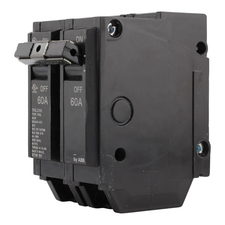 GE Q-Line THQL2160 60A 2P 120/240V Thermal Magnetic Plug-In Circuit Breaker