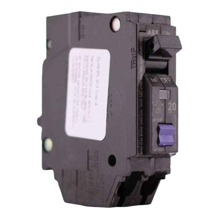 GE Q Line THQL1120PDF 20A 1P 120V AFCI/GFCI Plug-On Neutral Breaker