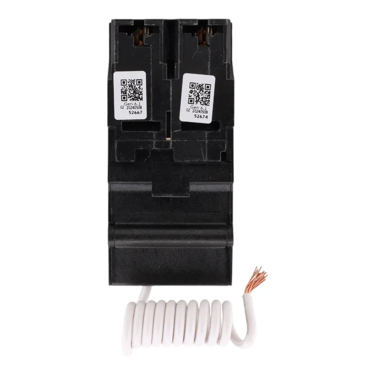 NEW - Eaton BRN220GF 20A 120/240V 2-Pole GFCI Circuit Breaker for BR Loadcenters, Pigtail Neutral, Ground Fault Protection