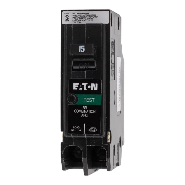 NEW - Eaton BR BRP115AF 15A 1P 120V AFCI Plug on Neutral Circuit Breaker