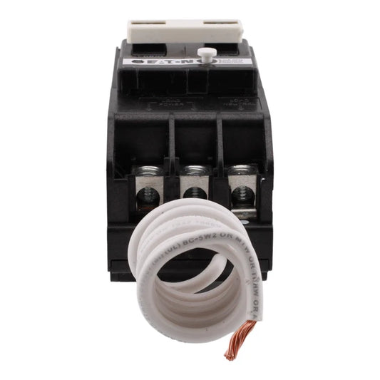 Eaton BRN250GF 50 Amp Double Pole 240V Pigtail-Neutral GFCI Ground Fault Circuit Breaker UL