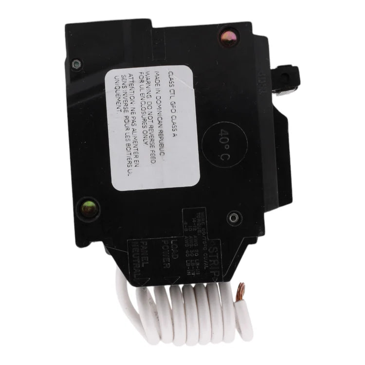 GE THQL2130GFT 30 Amps 120/240 Volts Two-Pole GFCI Circuit Breaker Pigtail Connection for Load Centers
