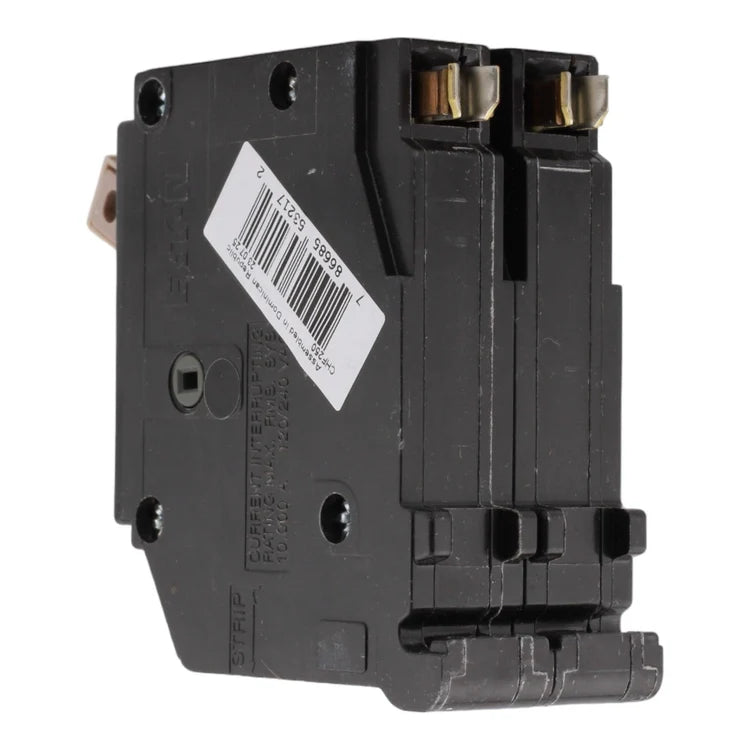 EATON CHF250 Series 50A DP Circuit Breaker, No Size, Black