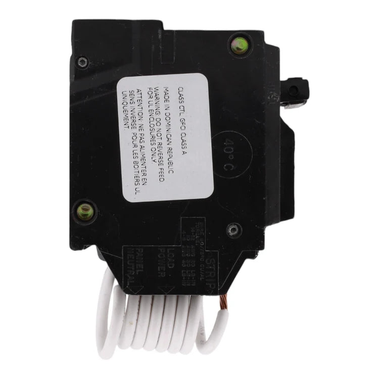 NEW - GE THQL2130GFTP 30 Amps 120/240 Volts Two-Pole GFCI Circuit Breaker with Pigtail for Q Line Panels