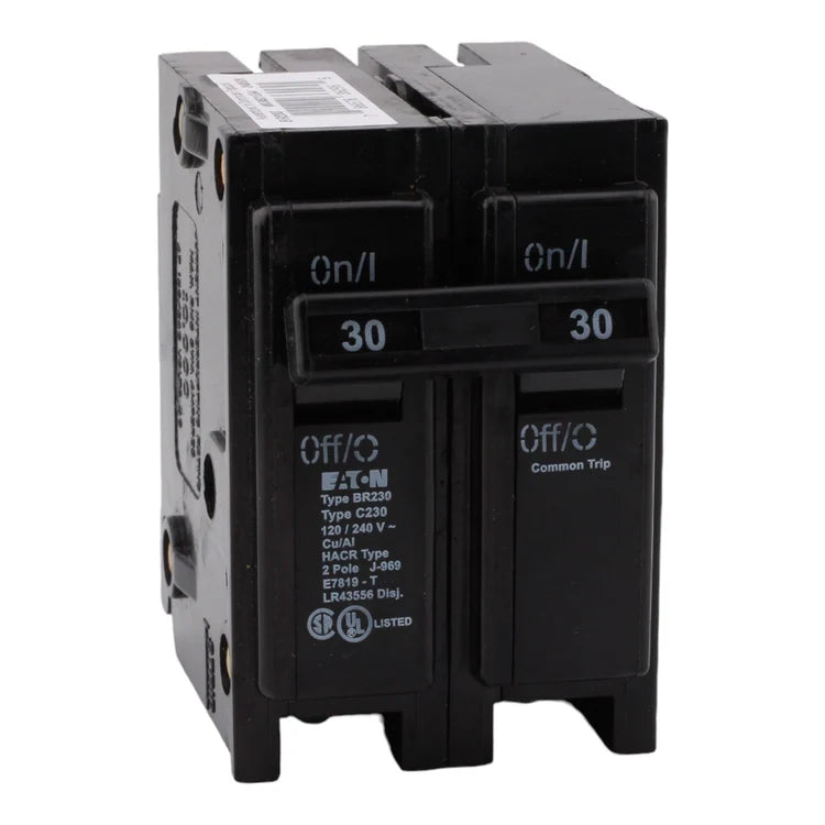 Eaton BR BR230 30A 2P 120/240V Circuit Breaker