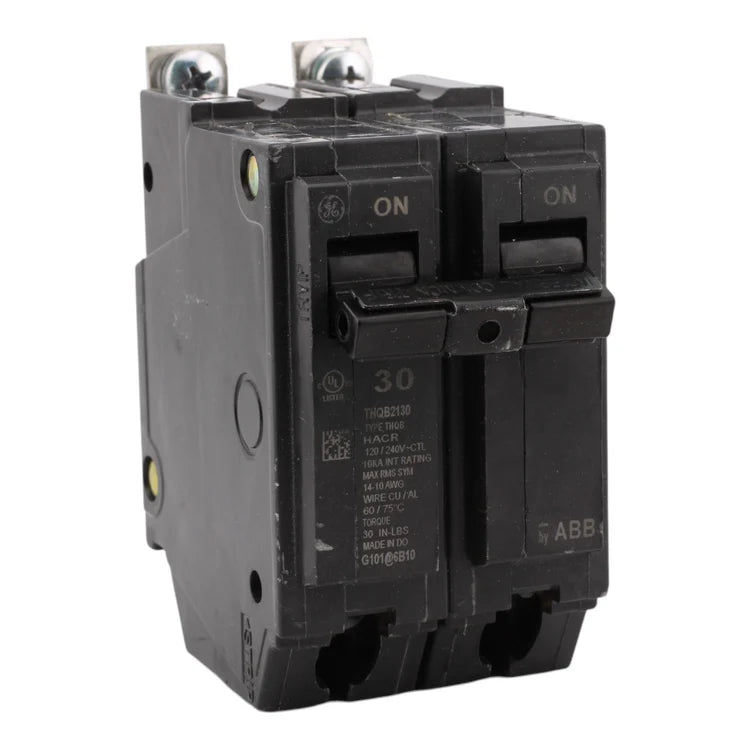 GE THQB2130 30A 2P 120/240V 10kA Circuit Breaker