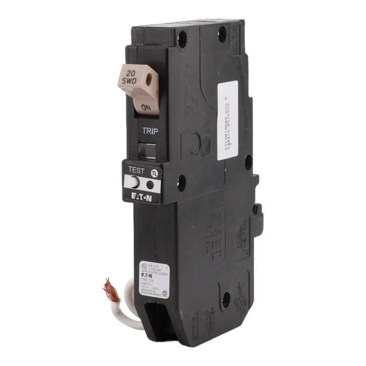 Eaton CH CHFN120GF 20A 1P 120V GFCI Pigtail Neutral Circuit Breaker
