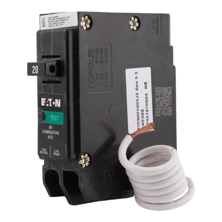 NEW - Eaton BR BRN120AF 20A 1P 120V AFCI Circuit Breaker