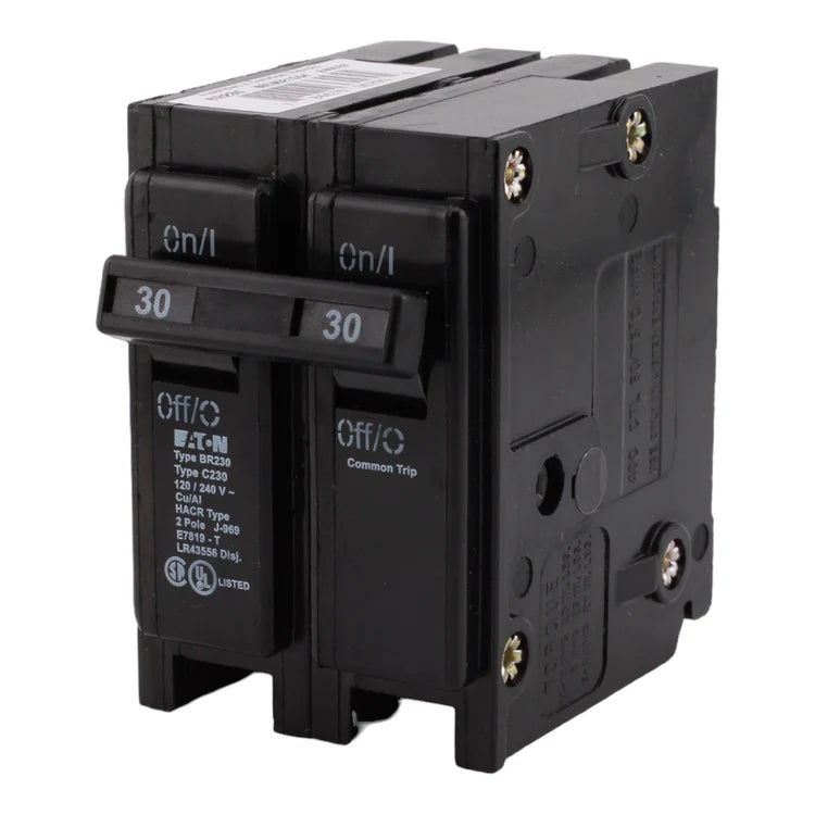 Eaton BR BR230 30A 2P 120/240V Circuit Breaker
