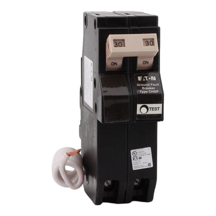 Eaton CH CHN230GF 30A 2P 120/240V GFCI Pigtail Neutral Circuit Breaker