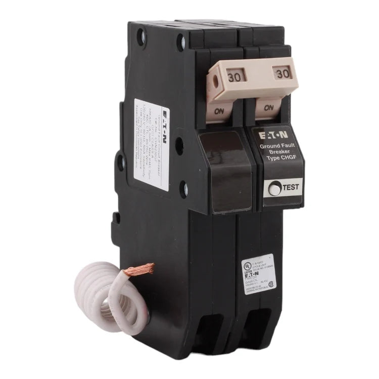 Eaton CH CHN230GF 30A 2P 120/240V GFCI Pigtail Neutral Circuit Breaker