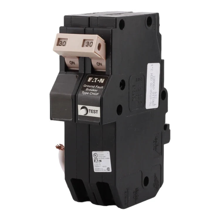 Eaton CH CHN230GF 30A 2P 120/240V GFCI Pigtail Neutral Circuit Breaker