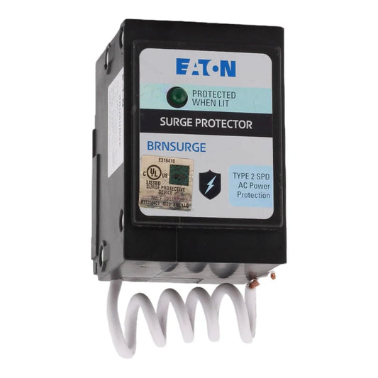 NEW - Eaton BRNSURGE Whole House Surge Protector - Type 2 SPD, 120/240V, Plug-On, UL Listed