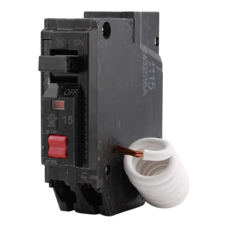 GE THQL1115GFTP 15A 1P 120V GFCI Self-Test Circuit Breaker