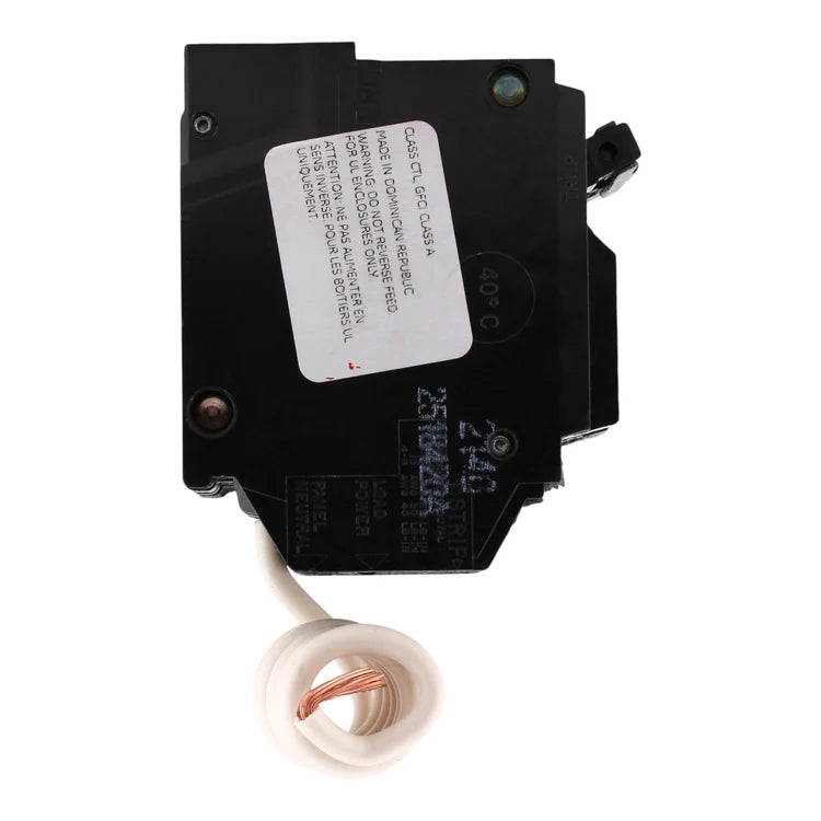 GE Q-Line THQL2140GFT2 40A 2P 120/240V GFCI Pigtail Neutral Circuit Breaker