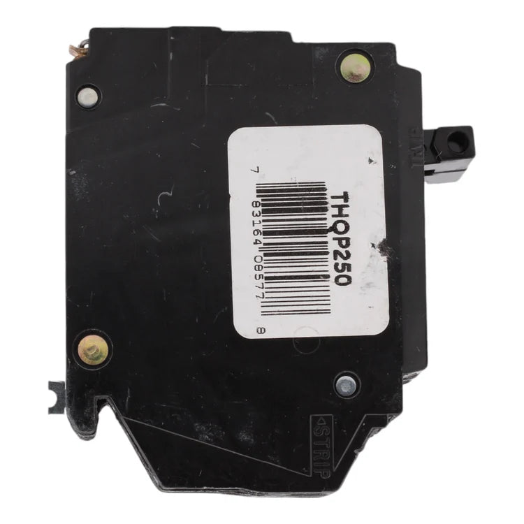 GE THQP250, 50A, 120/240V, 2-Pole Circuit Breaker, Plug-In, for Load Centers and Lighting Panels