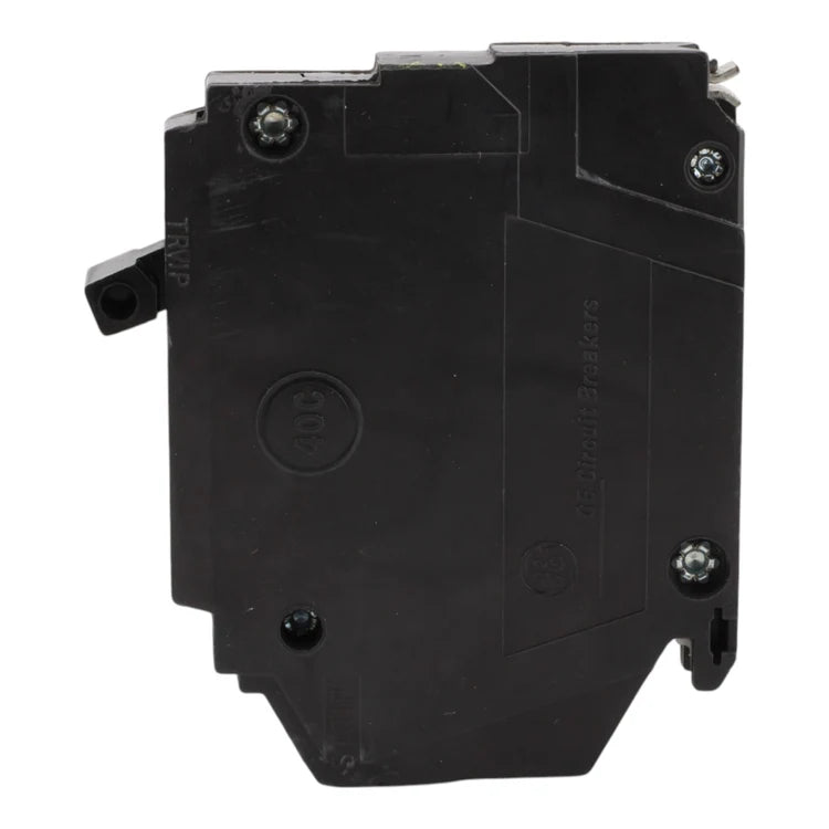 GE THQP115 15 Amp Single-Pole Circuit Breaker - 120/240V, 10kA, Plug-In, UL Listed